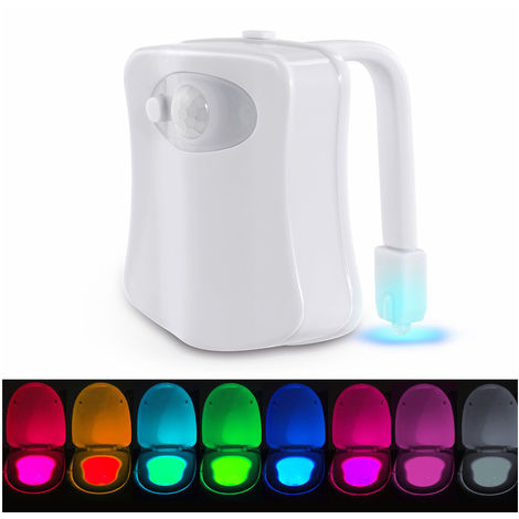 Luce led wc bagno water illumina toilette colori casuali notte lightbowl