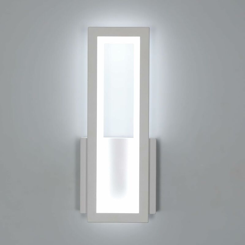 Image of Comely - Lampada da Parete a led 16W, Moderna Rettangolare, Illuminazione in Acrilico per Camera Corridoio Soggiorno Scala (Bianco, Luce Bianca