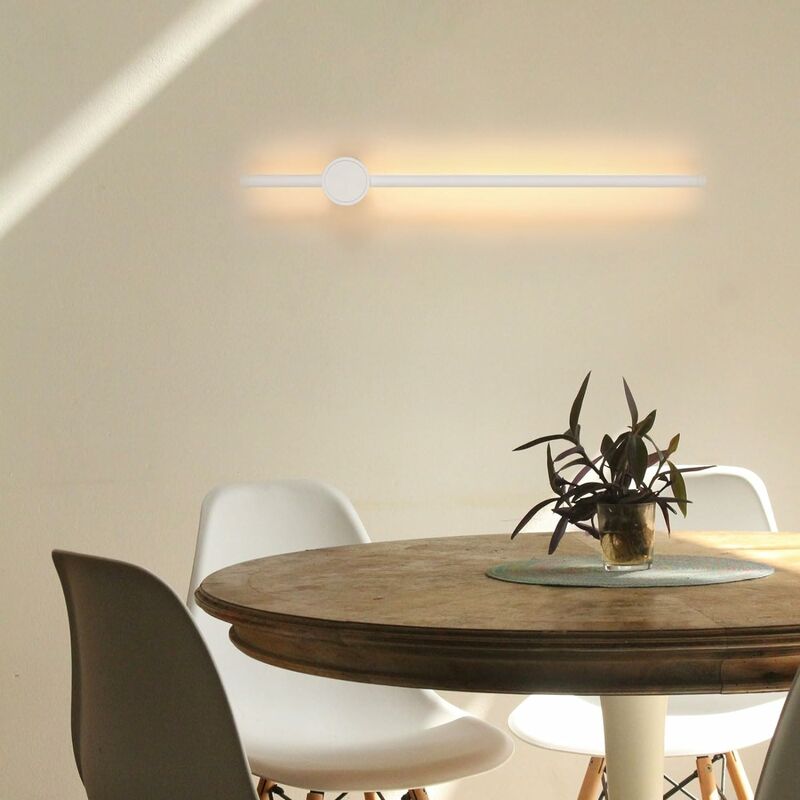 Image of Lampada da Parete per Interni, Lampada da Parete Moderna Bianco Caldo 3000K, Lampada da Parete a LED Girevole a 360° 100CM
