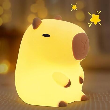 Luce notturna, lampada per bambini con intensità regolabile, portatile e ricaricabile per cameretta, comodino, decorazione da tavolo, regalo per le festività [Classe energetica G]