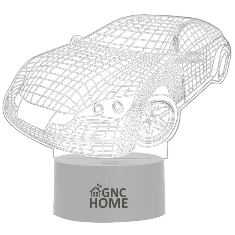 Image of Gnchome - Luce notturna per auto 3D. Lampada per bambini Offerta esclusiva