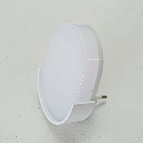 Luce Notturna Led Punto Luce Bianca 0,5w Spina 10a