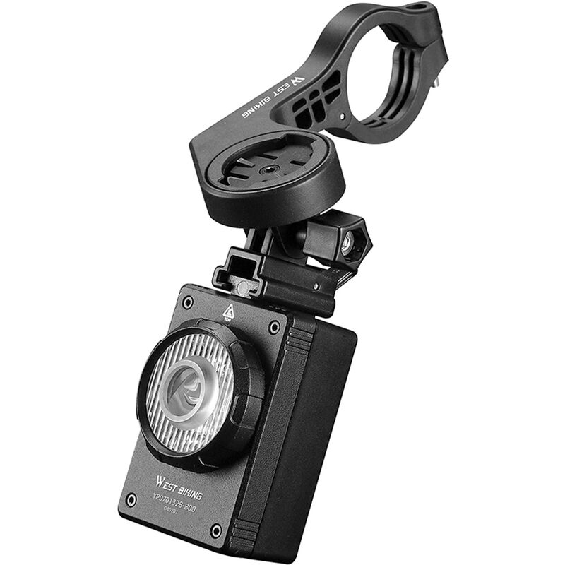 West Biking - Luce per bicicletta con supporto per...