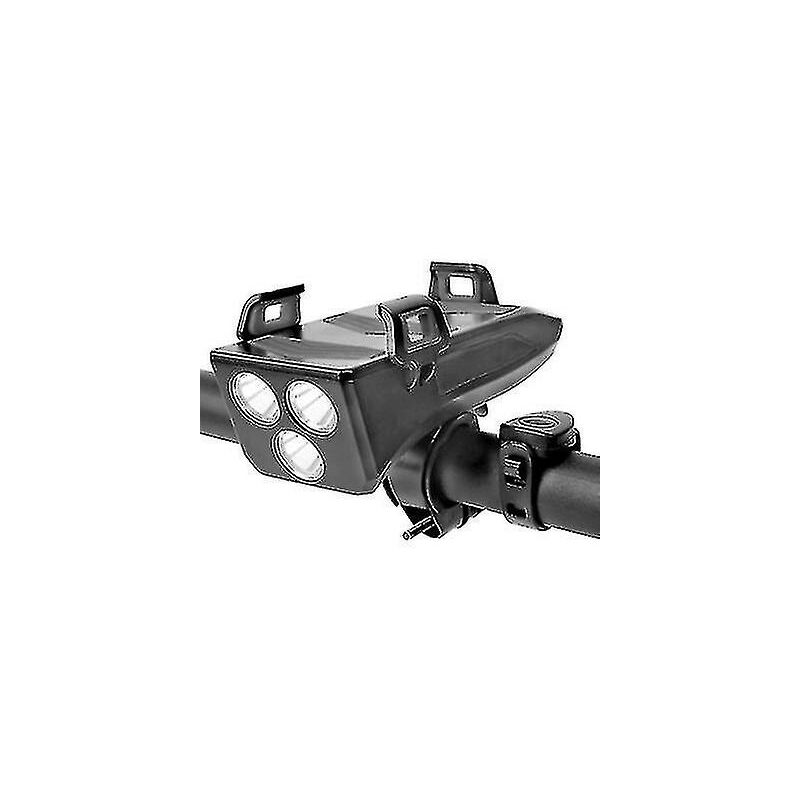Luce per bicicletta impermeabile 4 in 1, supporto