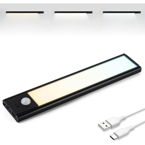 Mini LED Del Sensore Di Movimento Luce Di Notte Del USB Ricaricabile Armadio Han - Foto 14