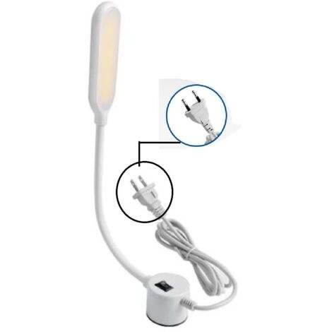 Luce per macchina da cucire a LED da 6 W per cucito, lettura, artigianato, trucco con interruttore a levetta
