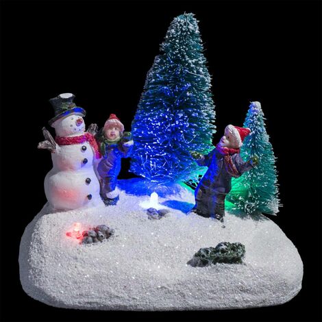 Luce per neve e albero di Natale 6 LED assortiti - Pupazzo di neve - Feeric lights & christmas