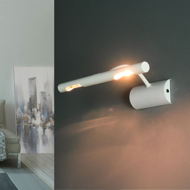 Image of Licht-erlebnisse - Luce per quadri di color bianco 2xG9 L:29 cm lampada a parete con design classico - Bianco