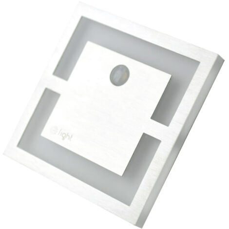 Luce scale da incasso LED 0,6W PIR 6500K Quadro Eko-Light