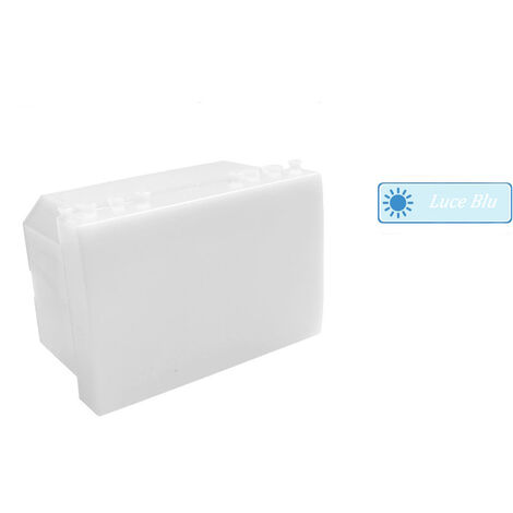 Luce segnapasso a led per cassetta 503 compatibile con Living Light International Air 5 watt luce blu IP65