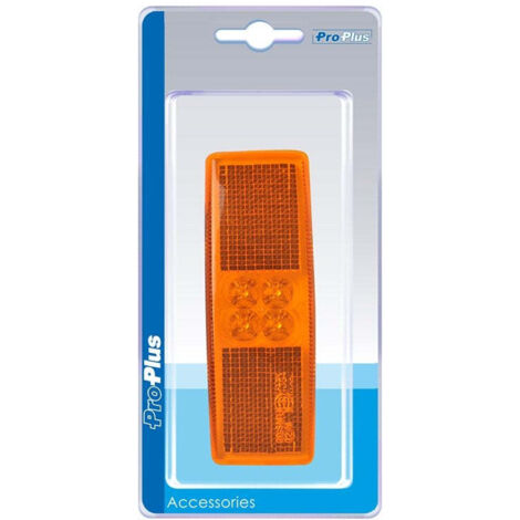 Luce side marker 1224v ambra 110x40mm led in blister