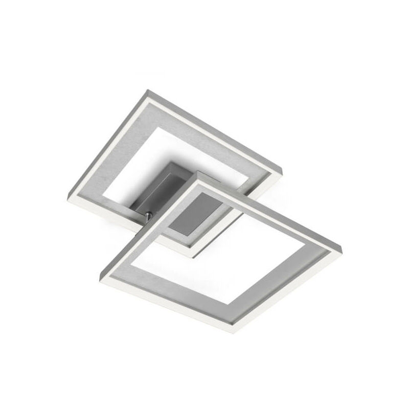 Luce soffitto LED CCT, 56,8 cm, 25 W, alluminio