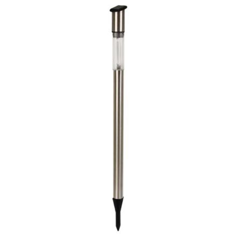 LUCE SOLARE con palo in acciaio inox - 70 cm (27.56") - 20 pz in Display
