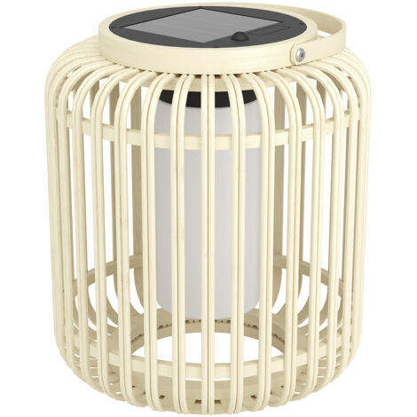 Luce Solare Esterno Marliano Legno Marrone Policarbonato Bianco Led