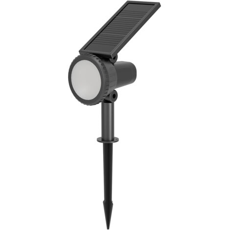 Luce Solare Esterno Moderna Sambuco Policarbonato Nero Led