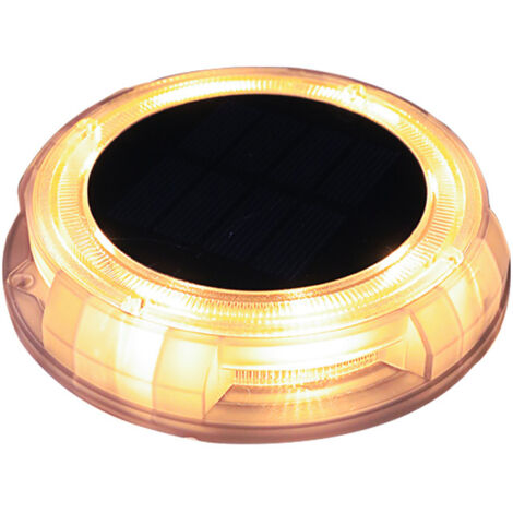 Luce solare per esterni, luce solare da giardino impermeabile a 360°, luce solare da vialetto, luce calda, 1 pezzo