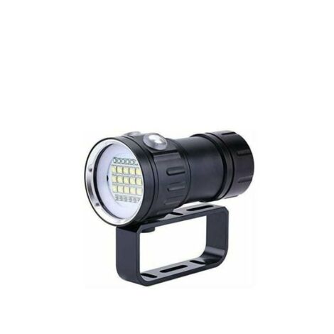Luce subacquea per immersioni - IPX8 impermeabile - 18000LM - Resistente fino a 80 metri - Ideale per fotografia e video subacquei