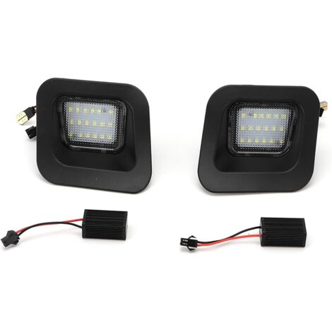 Luce targa a LED, luce targa a LED 7000K con decoder, adatta ai modelli 1500, 2500 e 3500 dal 2003 al 2018.