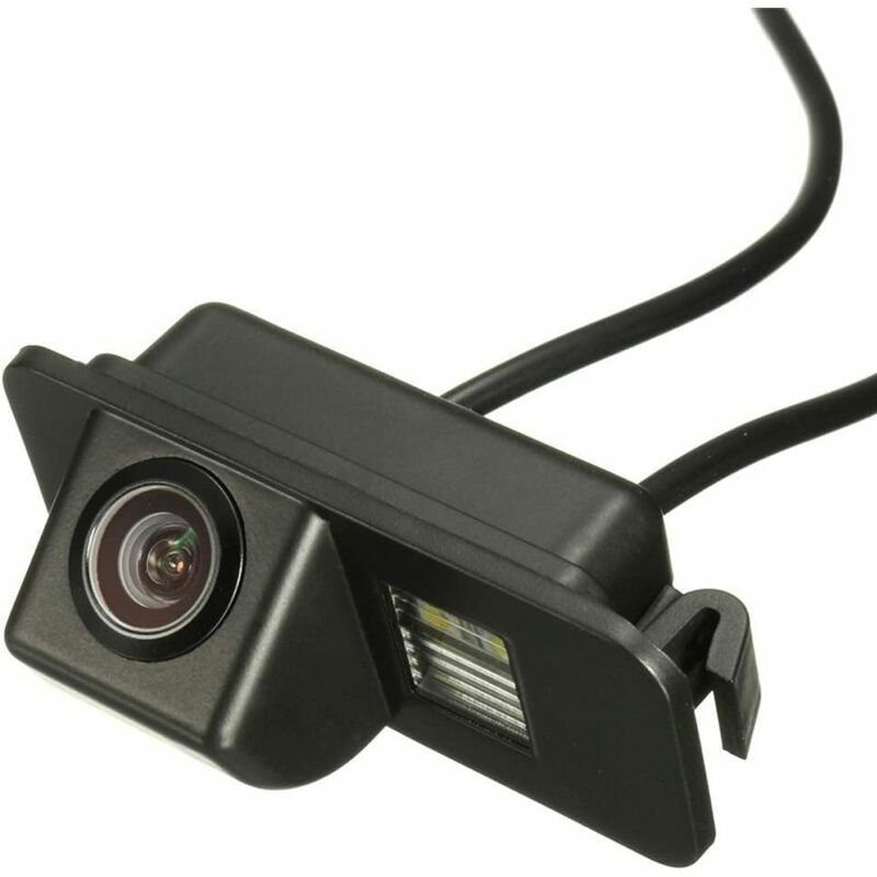 Luce targa HD CCD Telecamera posteriore per auto