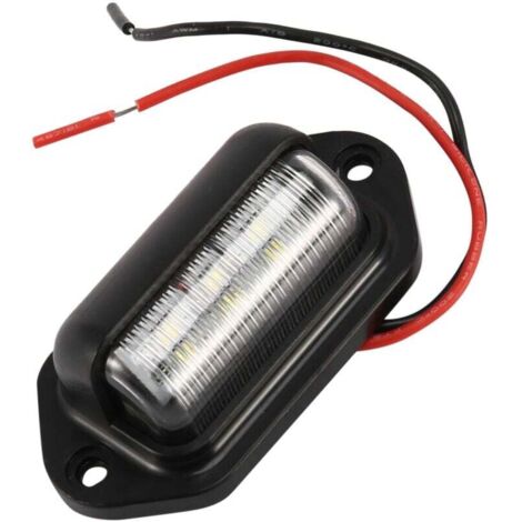 Luce targa posteriore a LED impermeabile per rimorchi, veicoli ricreativi, camion, barche