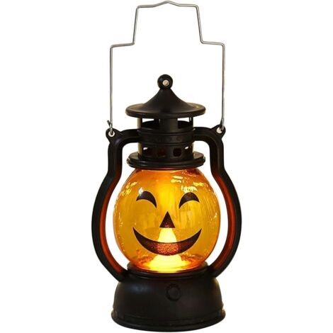 Luce zucca di Halloween, Lanterna zucca di Halloween, Luce zucca LED portatile, Decorazioni di Halloween per esterni
