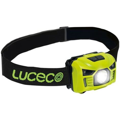 Luceco 3W 150Lm Lampe frontale à Led USB rechargeable