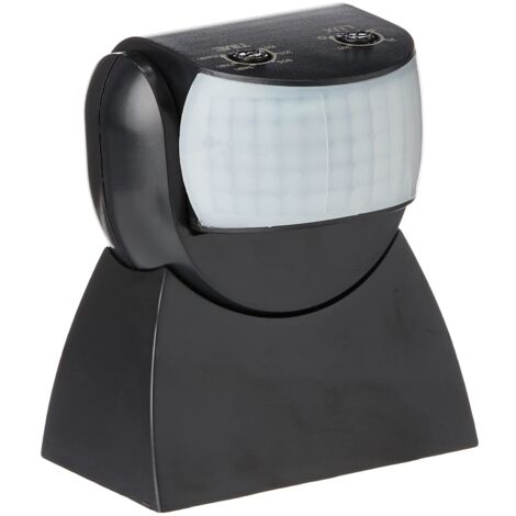 Luceco LED Guardian Outdoor Light con sensore di movimento PIR, nero