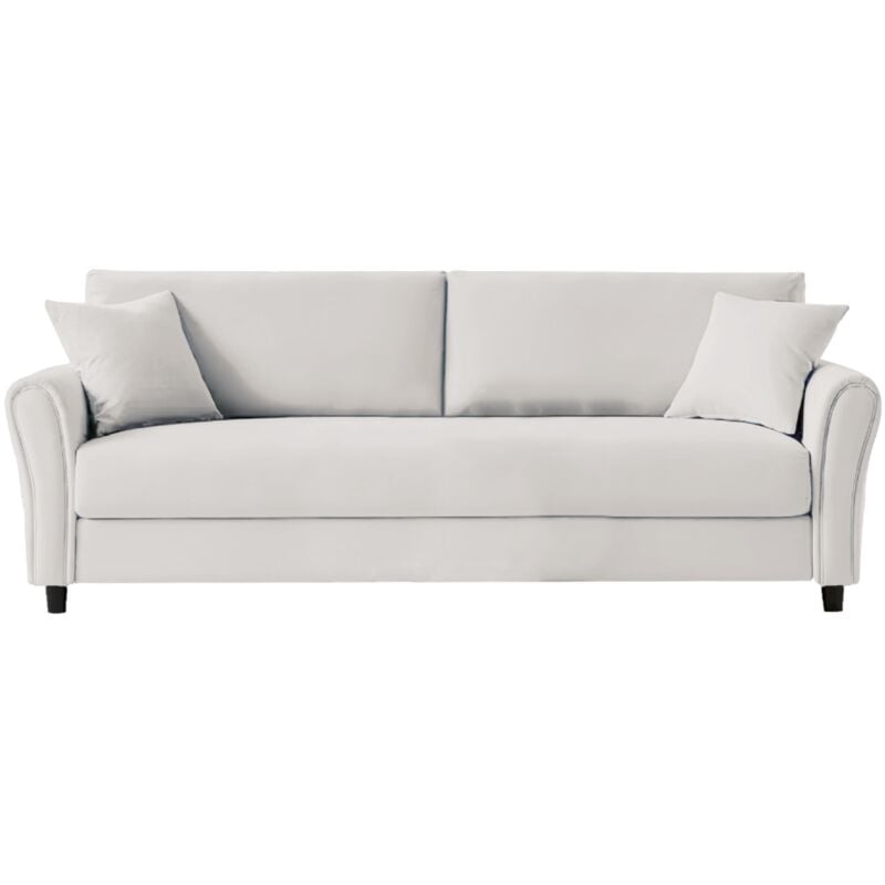 Concept-usine - lucerne - Canapé droit design en tissu 4 places