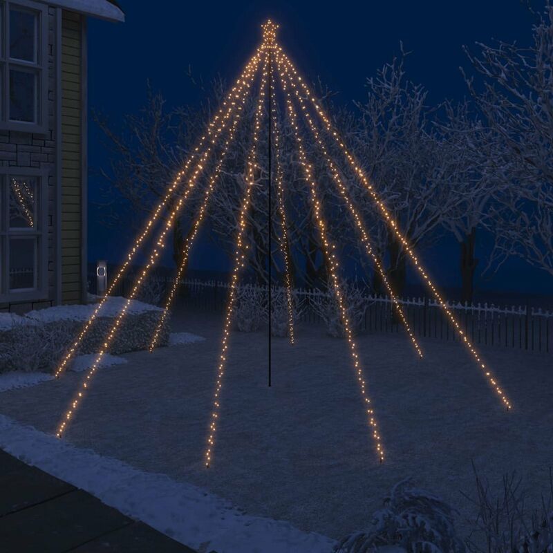

Happyshopping - Luces de arbol cascada de Navidad interior exterior 800 LED 5 m