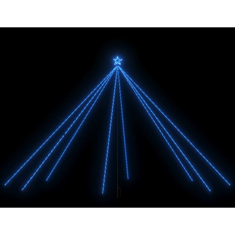 

Luces de árbol de Navidad interior 800 LED azul 5 m - Azul - Vidaxl