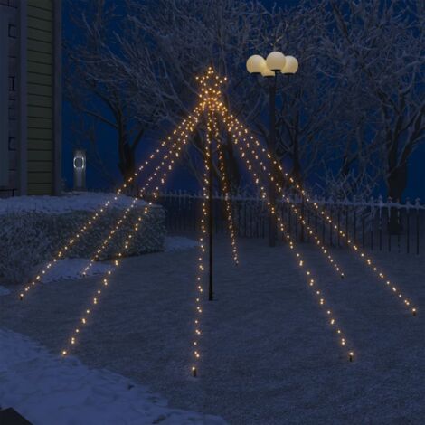 Luces de árbol cascada Navidad interior exterior 400 LED 2,5 m vidaXL