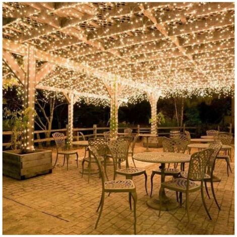 Luces de carnaval, bodas, iluminación de jardines interiores y exteriores – 50 m, 500 LED