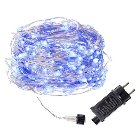 Luces de Color Azul 200 Luces LED Decorativas