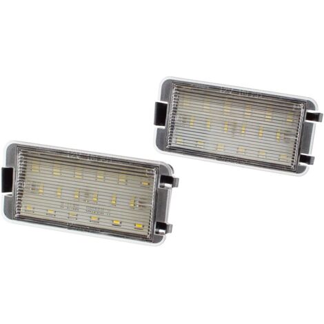 Luces de matr铆cula LED Seat Altea Arosa Cordoba I II Ibiza II III Le贸n Toledo III Juego de 2 piezas