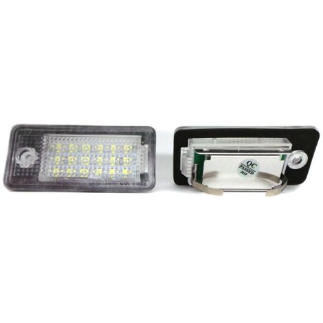 Luces de matrícula LED Audi 2x650lm, juego de 2