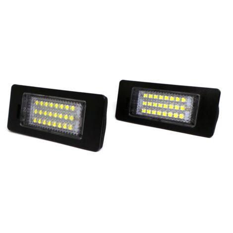 Luces de matrícula LED Audi VW Seat 2x650lm, juego de 2