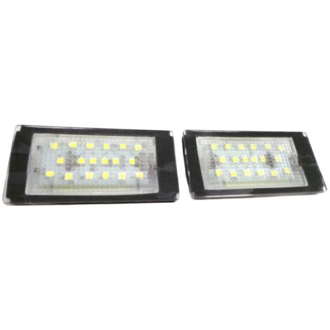 Luces de matrícula LED BMW 2x650lm, juego de 2