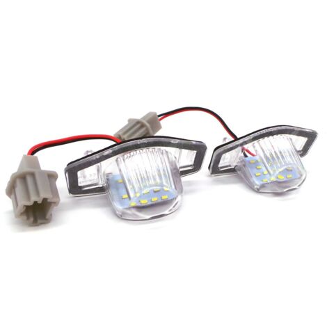Luces de matrícula LED Honda 2x650lm, juego de 2