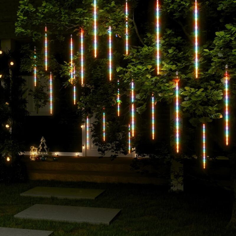 

Luces de meteorito 20 uds 720 LED 50 cm colores