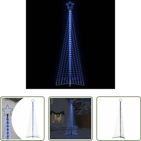 Luces de Navidad -  Árbol de Navidad LED 495 LEDs azul 300,5 cm