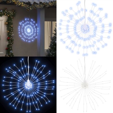 Luces de Navidad de estrellas 140 LED blanco frío 17 cm - Luces de estrellas - Luces LED