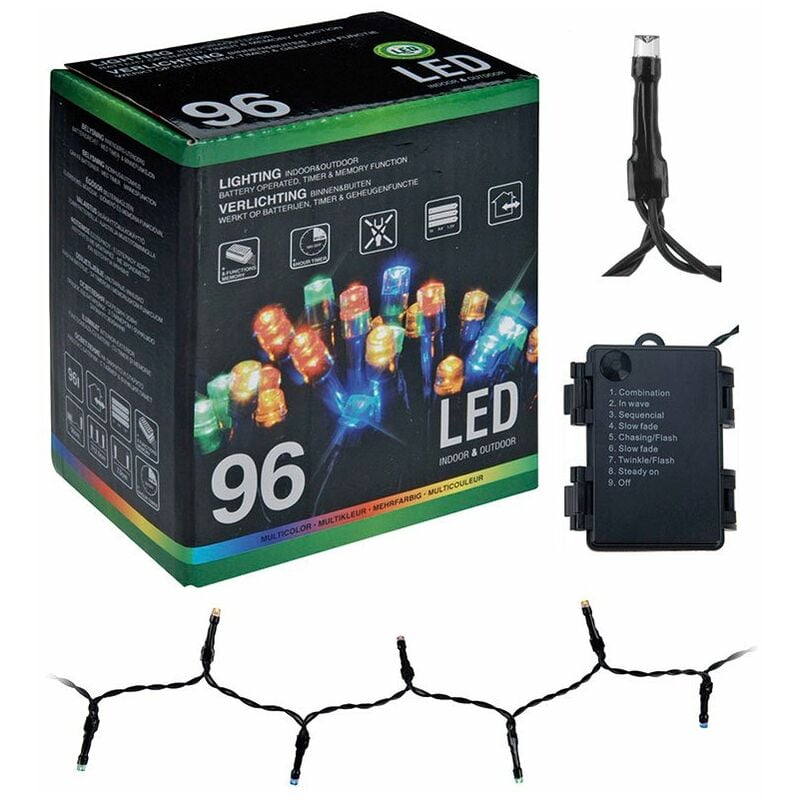 

Iluminicion 96Led Inter. C/Bate. Multico