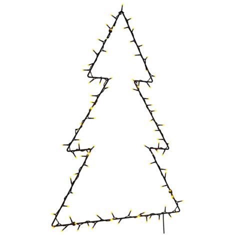 Luces de Navidad Silueta de Árbol 115 LEDs  cálido