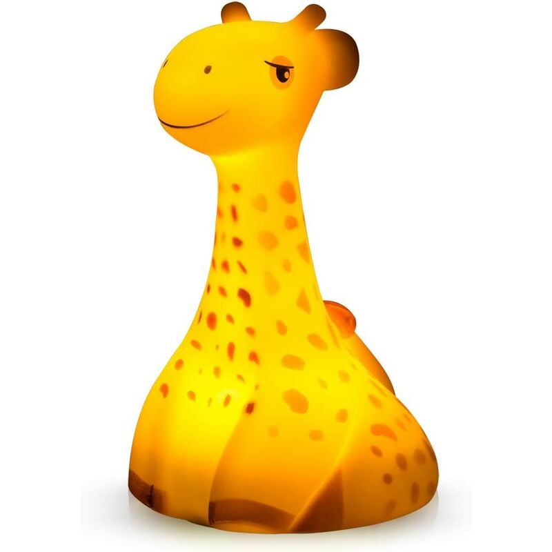 

Luces de noche para niños / bebés 2BEONE Luz de noche para bebés, lámpara de noche portátil Cargador inalámbrico Seguro ABS + PP para el cuidado de