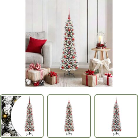 Luces LED -  Árbol de Navidad artificial 120 cm PVC, Metal y Plástico