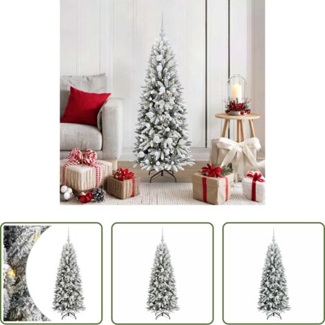 Luces LED -  Árbol de Navidad artificial 120 cm PVC y Plástico y Acero y PE