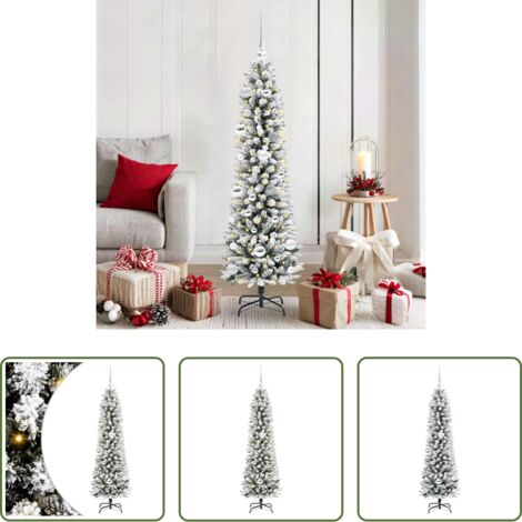 Luces LED -  Árbol de Navidad artificial 150 cm PVC, Metal y Plástico