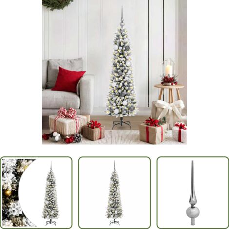 Luces LED -  Árbol de Navidad artificial 150 cm PVC, Metal y Plástico