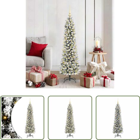 Luces LED -  Árbol de Navidad artificial 150 cm PVC, Metal y Plástico