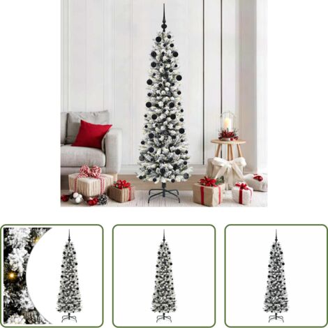 Luces LED -  Árbol de Navidad artificial 210 cm PVC, Metal y Plástico